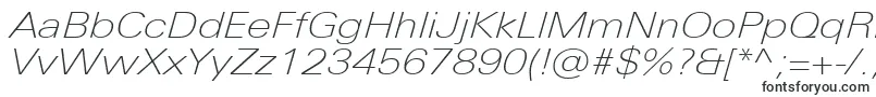 UniversNextProThinExtendedItalic Font – Fonts for Corel Draw