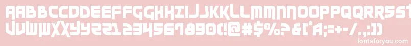 Moltorscond Font – White Fonts on Pink Background