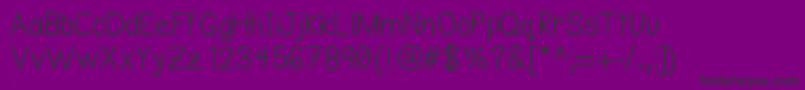 Pickandroll Font – Black Fonts on Purple Background