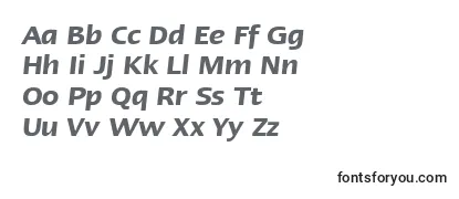 LinotypeErgoDemiBoldItalic Font