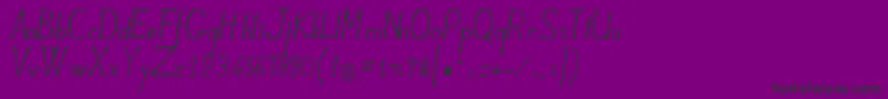 JblamesRegular Font – Black Fonts on Purple Background