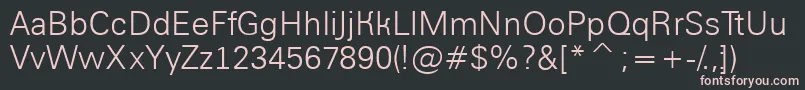 AGroticlt Font – Pink Fonts on Black Background
