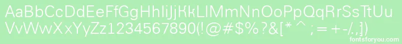 AGroticlt Font – White Fonts on Green Background