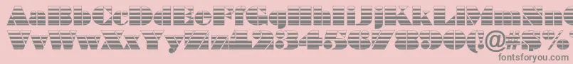 More about BraggastripRegular Font BraggastripRegular Font – Gray Fonts on Pink Background