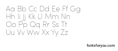 SofiaProUltralight Font