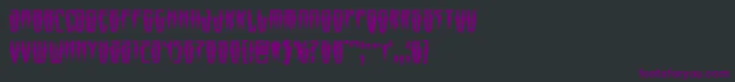 Swordtooth Font – Purple Fonts on Black Background
