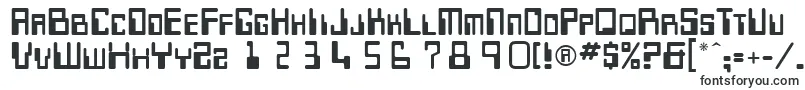 Шрифт Keypunch – шрифты для Sony Vegas Pro