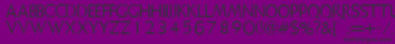 Weissinitialen Font – Black Fonts on Purple Background