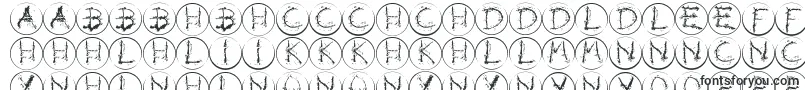 Шрифт Inkalphabetrrings – зулу шрифты
