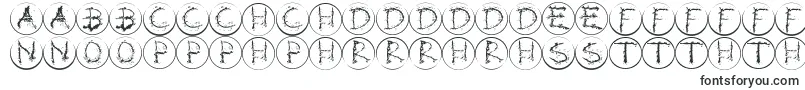 Шрифт Inkalphabetrrings – валлийские шрифты