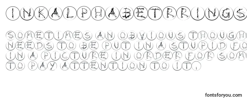 Обзор шрифта Inkalphabetrrings