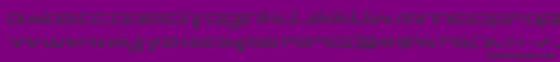 Xephyrgrad Font – Black Fonts on Purple Background