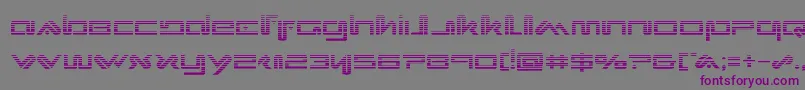 Шрифт Xephyrgrad – фиолетовые шрифты на сером фоне