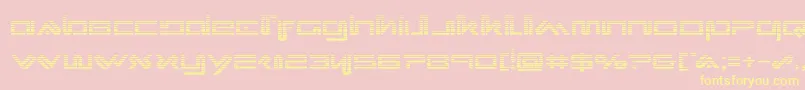 Xephyrgrad Font – Yellow Fonts on Pink Background