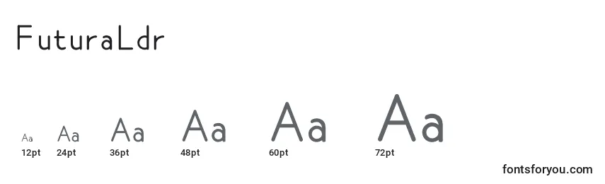 FuturaLdr Font Sizes