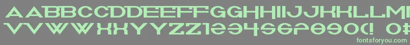 Summoners Font – Green Fonts on Gray Background