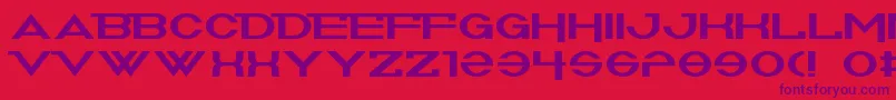 Summoners Font – Purple Fonts on Red Background