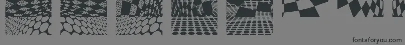 Kleinkarpets2 Font – Black Fonts on Gray Background