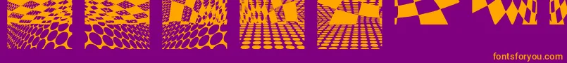 More about Kleinkarpets2 Font Kleinkarpets2 Font – Orange Fonts on Purple Background