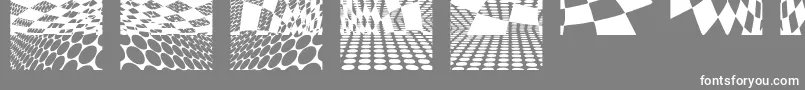 Kleinkarpets2 Font – White Fonts on Gray Background