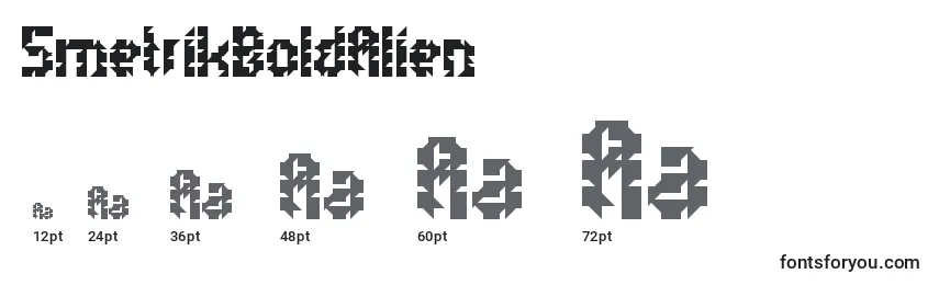 5metrikBoldAlien Font Sizes