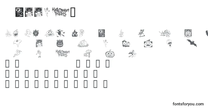Schriftart Hellow2 – Alphabet, Zahlen, spezielle Symbole