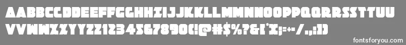 Jedisfcond Font – White Fonts on Gray Background