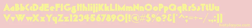 Más sobre la fuente K22Gadget fuente K22Gadget – Fuentes Amarillas Sobre Fondo Rosa