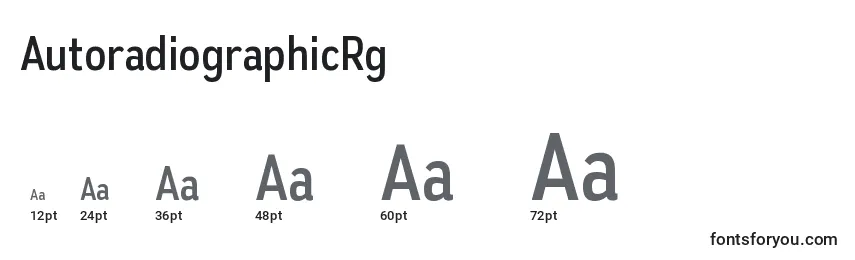 AutoradiographicRg Font Sizes