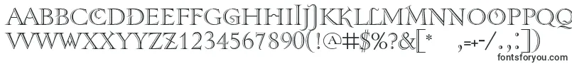 Tenebrashaded-fontti – OTF-fontit