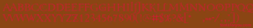 Tenebrashaded Font – Red Fonts on Brown Background