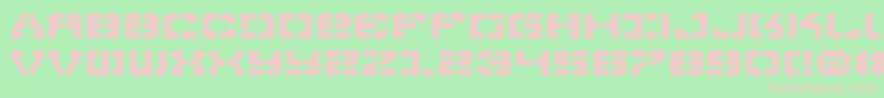 フォントVyperExpanded – 緑の背景にピンクのフォント