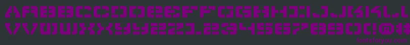 VyperExpanded Font – Purple Fonts on Black Background