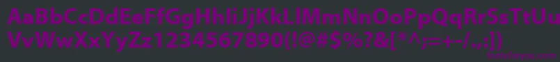 fuente MyriadwebproBold – Fuentes Moradas Sobre Fondo Negro