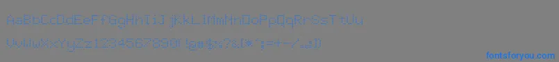 JdStars Font – Blue Fonts on Gray Background