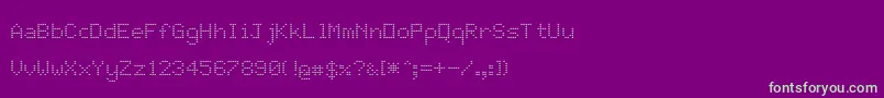 Шрифт JdStars – зелёные шрифты на фиолетовом фоне