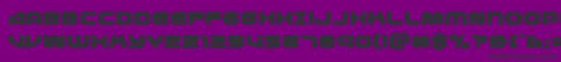 Шрифт 1stenterprisesexpand – чёрные шрифты на фиолетовом фоне