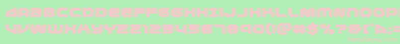 1stenterprisesexpand Font – Pink Fonts on Green Background