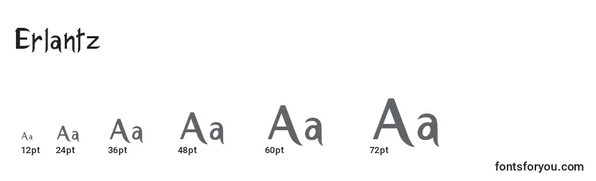 Erlantz Font Sizes
