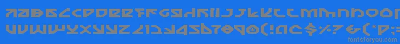 Шрифт Nostroe – серые шрифты на синем фоне