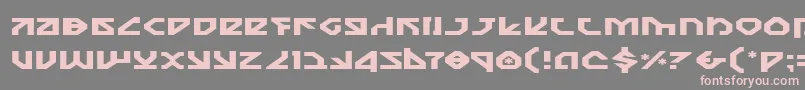 Weitere Informationen zur Nostroe-Schriftart Nostroe-Schriftart – Rosa Schriften auf grauem Hintergrund