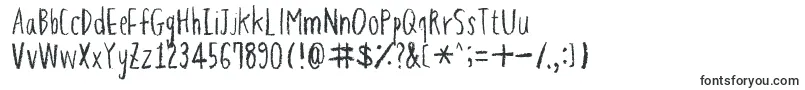 HapolePencil Font – Very narrow Fonts