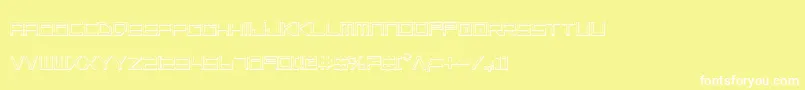 Lgso Font – White Fonts on Yellow Background