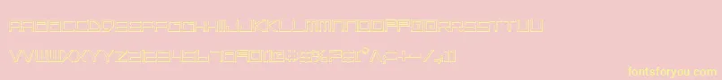 Lgso Font – Yellow Fonts on Pink Background