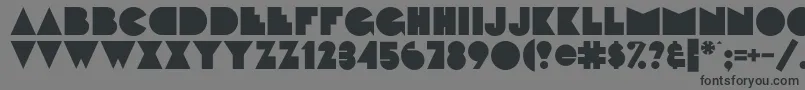 FattipattiflfBold Font – Black Fonts on Gray Background