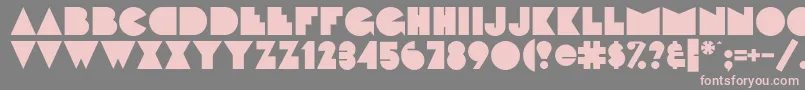FattipattiflfBold Font – Pink Fonts on Gray Background