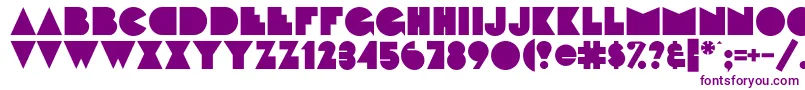 Шрифт FattipattiflfBold – фиолетовые шрифты