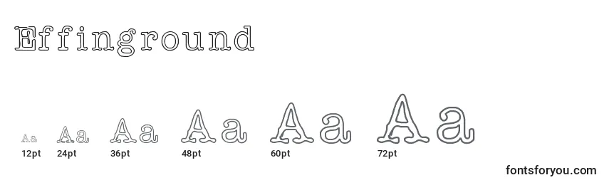 Effinground Font Sizes