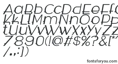  WabecoItalic font