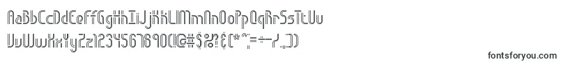 Шрифт Obstacll – новые шрифты